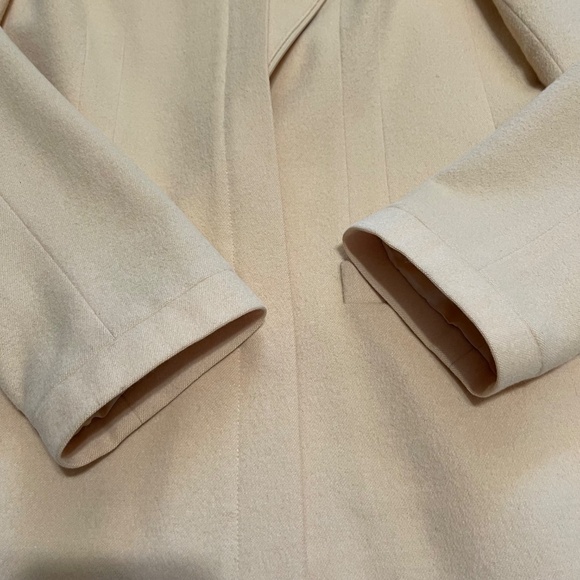 Carlisle Yellow Wool Cashmere Angora Blend Zip Car Coat – Size 8 - Picture 5 of 9